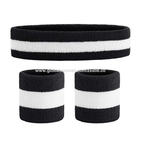 Bandeaux de Sudation/Serre-têtes de Sport Pas Chers - Bandeaux Anti-transpiration Athlétiques en Tissu Éponge pour Basketball en Gros