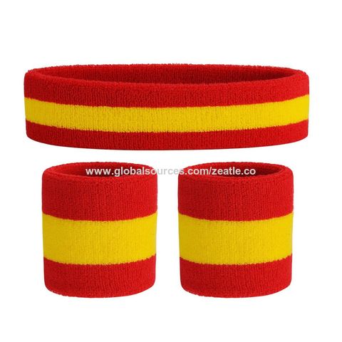 Bandeaux de Sudation/Serre-têtes de Sport Pas Chers - Bandeaux Anti-transpiration Athlétiques en Tissu Éponge pour Basketball en Gros