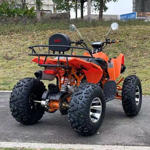 Gas 125cc ATV Quad 4 Wheeler for Adults and Kids ATV with Off-Road Tires -  220lbs Weight Capacity - Tested and Fully Assembled (Red)