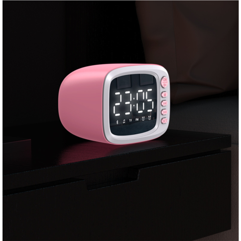Haut-parleur Bluetooth intelligent, mini horloge numérique MINI