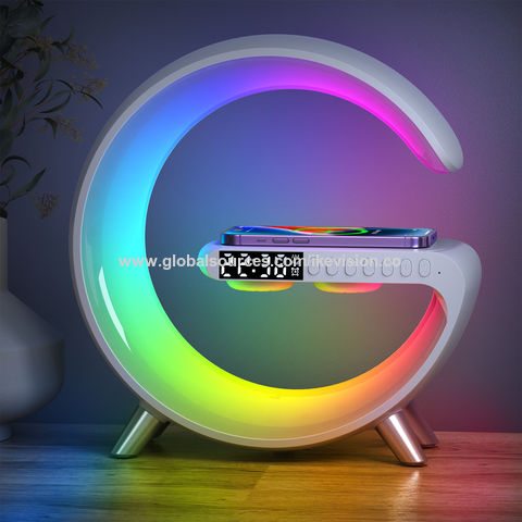 Buy Wholesale China Multifuntional Smart Rgb Light Wireless Charger Alarm  Clock Desk Lamp Bluetooth Speaker App Control Atmosphere Night Light &  Smart Light at USD 26.99