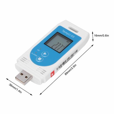 Handheld Temperature/Humidity Meter with SD Card Data Logger