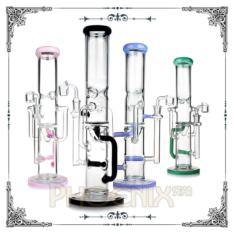 Buy Wholesale China Glass Bong Smoking Water Pipe Multi Tube Recycler Bong  Pyrex Glass Pipe & Glass Smoking Pipe at USD 10