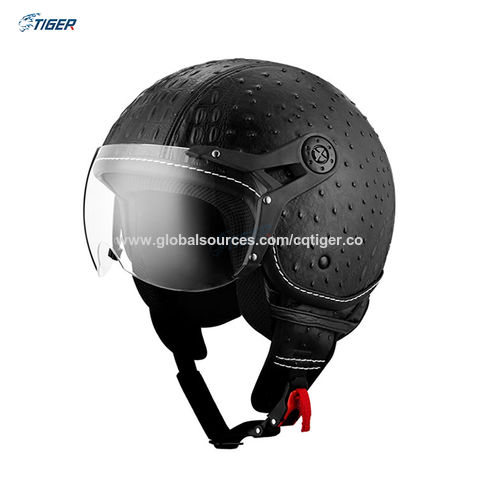 Casco abierto con visera hot sale