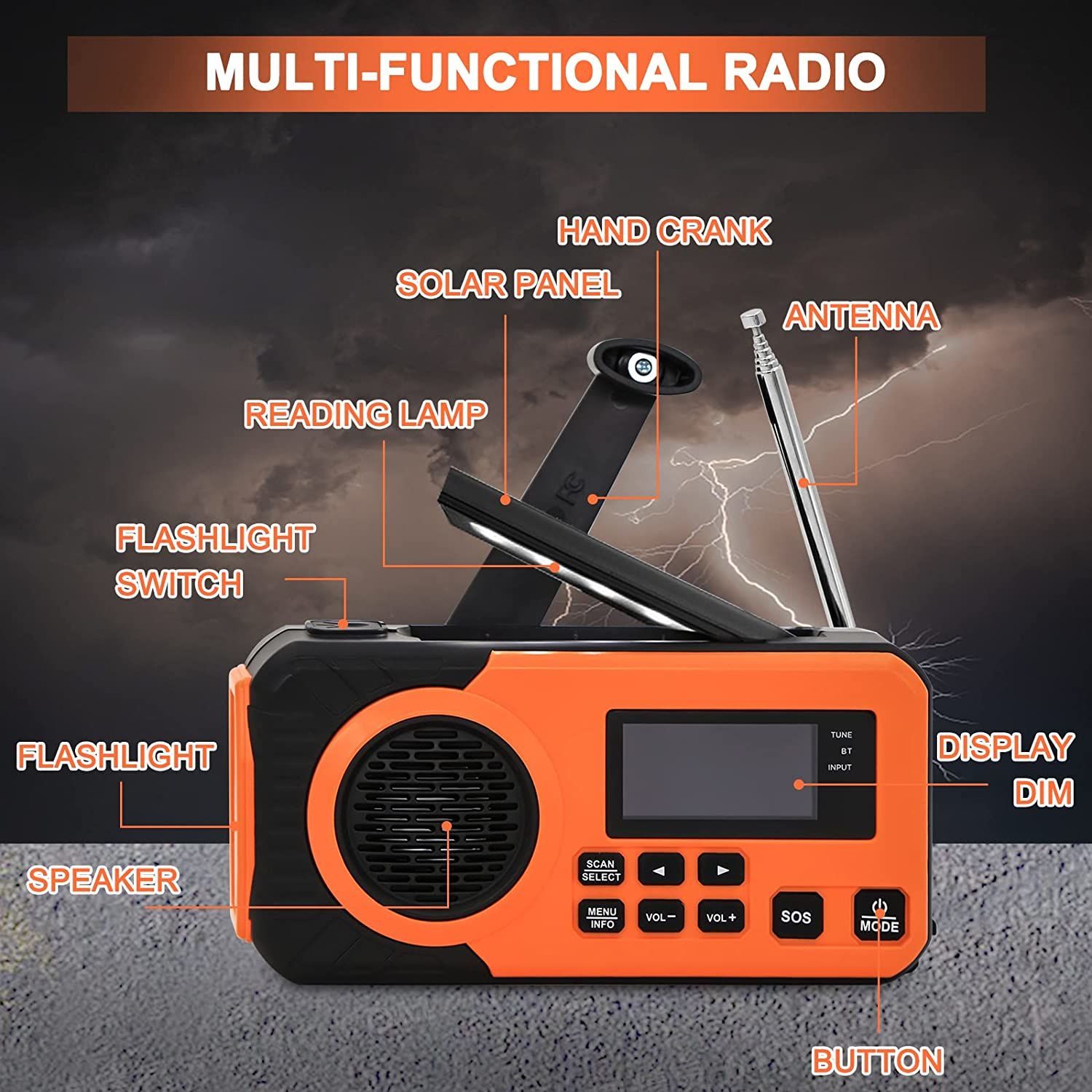 Buy Wholesale China Crank Dab Portable Radio, Dynamo Radio With Mobile ...
