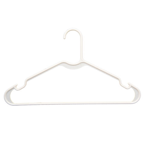 Buy Wholesale China 100% Degradable Pla Hanger Plastic Hanger With Notch  Can With Metal Bar Hangers For Clothing Store & Plastic Hanger at USD 0.32