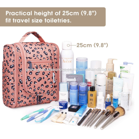 Neceser transparente aprobado por la TSA, paquete de 4 bolsas pequeñas para  cosméticos, bolsa de aseo de viaje, tamaño de cuarto de galón, bolsas de