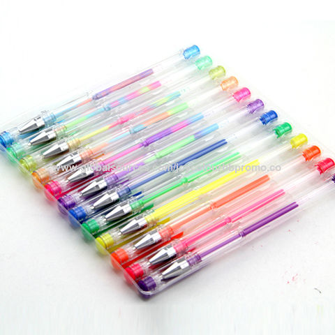 Buy Wholesale China Gel Pen Set,colorful Art Gel Pen,36 Glitter Colors & Gel  Pen Set at USD 0.065