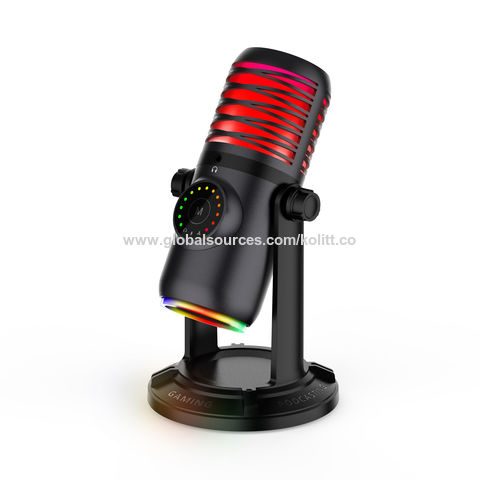 Micrófono USB para PC PC PS4 condensador cardioide ASMR micrófono metal  podcast micrófono para streaming estudio grabación de vídeo