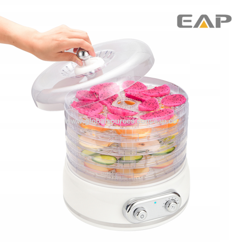 Deshidratador de alimentos digital EAP, 5 bandeja, control de termostato ajustable libre de BPA