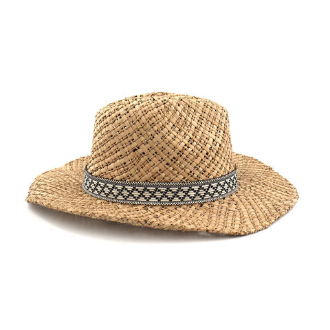 Roll up Straw Hat Summer Wide Brim Panama Beach Sunshade Cap for