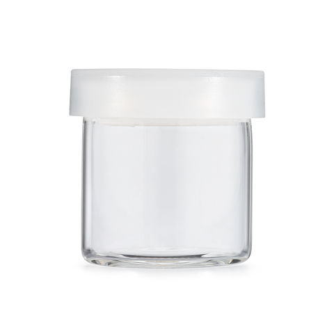 Glass Wax Containers Clear Wax Oil Concentrate Container Glass DAB Jar -  China Glass Jar, Wax Jar