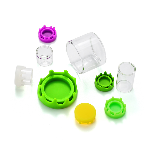 5ml Portable Small Round Shape Silicone Rubber Wax Container - China  Silicone Accessories and 5ml Silicone Container for Wax/Oil price