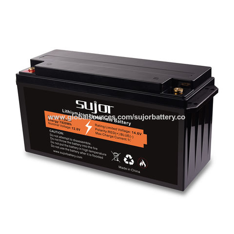 LiFePO4 battery 80Ah 12.8V for photovoltaic system camper boat