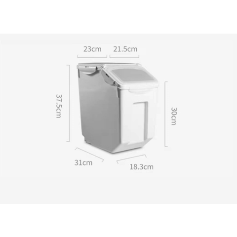 Buy Wholesale China Rice Storage Container, Large Dispenser Airtight Bin  For Storing Rice, Flour, Dry Fruit And More & Rice Container at USD 4.99