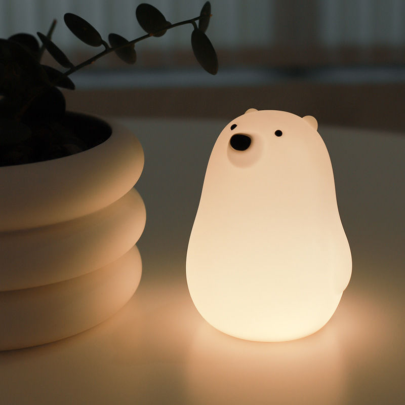 Linda luz nocturna de búho para niños, lámparas de animales recargables  USB, decoración de habitación multicolor, luz de alimentación creativa por  la