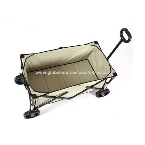 Carro Plegable Plegable Para Exteriores, Carro Plegable Para Uso Pesado Con  Frenos, Carro Plegable De Gran Capacidad Para Jardín, Camping, Compras