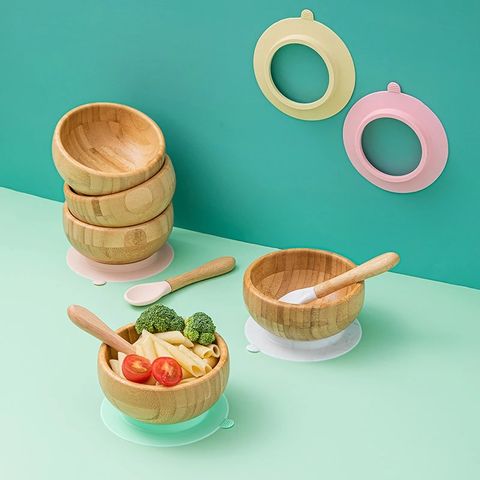 Buy Wholesale China Silicone Baby Feeding Bowl Set Bamboo Spoon Baby  Learning Dishes Suction Bowl Kids Toddler Tableware & Baby Feeding Bowl at  USD 2.5
