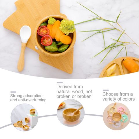 Buy Wholesale China Silicone Baby Feeding Bowl Set Bamboo Spoon Baby  Learning Dishes Suction Bowl Kids Toddler Tableware & Baby Feeding Bowl at  USD 2.5