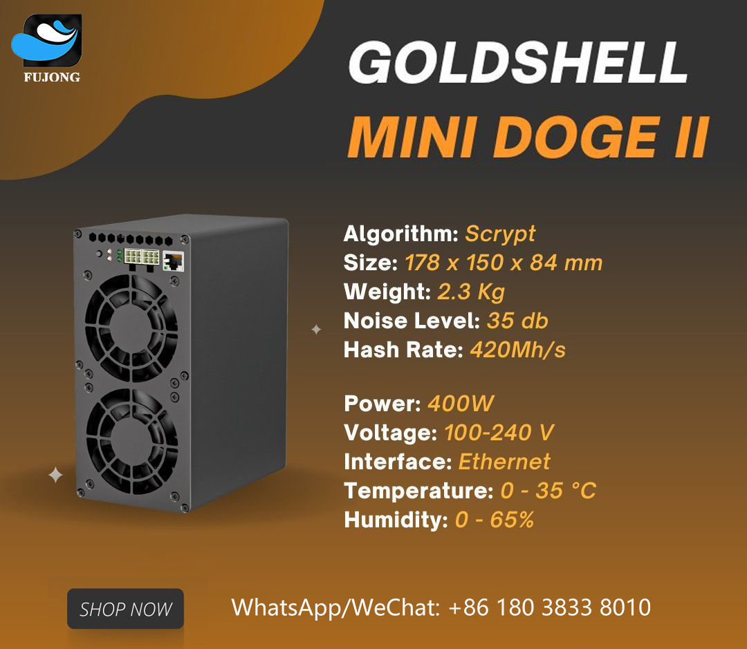 Goldshell Mini Doge Miner 185mh 235w Mining Ltc Dogecoin Goldshell Doge Ltc  Dogecoin Miner Mini Doge Ii - Expore China Wholesale Goldshell Mini Doge Ii  and Mini Doge Ii, Ltc Miner, Doge