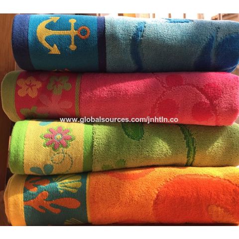 New Style Cotton 100% Yarn Dyed Jacquard Towel Hand Towel Custom