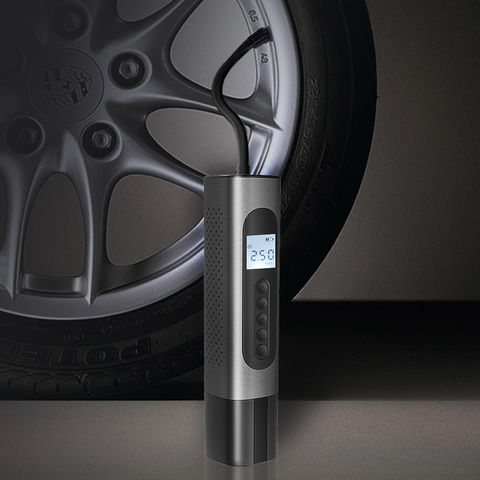 Tragbare und drahtlose Reifen-Inflator-Pumpe mit 3.000 mAh Power bank mit Hochgeschwindigkeits-Aufladung
