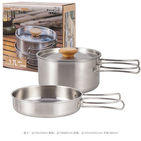 10cm Cooking Pot Cookware Sets Kitchenware Multipurpose Soup Pot Small Pot  Sauce Pan for Camping Outdoor Kitchen cooking