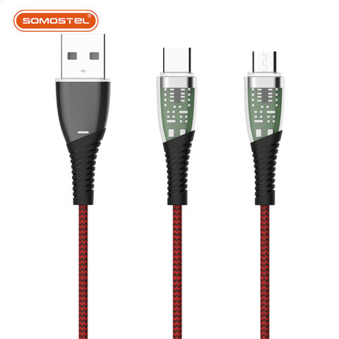 Cable Cargador USB Tipo C 1 Metro 2.1A Calidad Original 1HORA