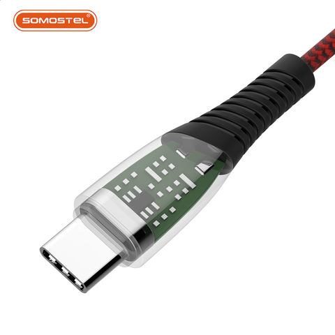 Cable Cargador USB Tipo C 1 Metro 2.1A Calidad Original 1HORA