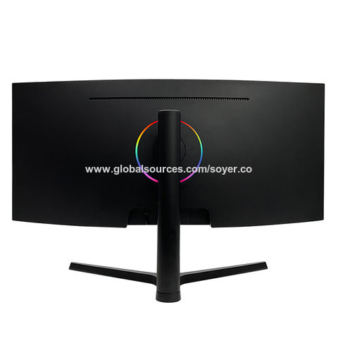 Monitor de juegos curvado ancho de 34 pulgadas con resolución 2K 4K 60Hz 165Hz frecuencia de actualización Tipo-c usb DP hdmi entrada