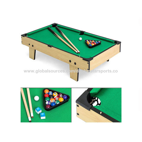 Buy Wholesale China Best Sale Kids Mdf Indoor Game Toys Pool Table Mini Billiard  Table & Billiard Table at USD 25