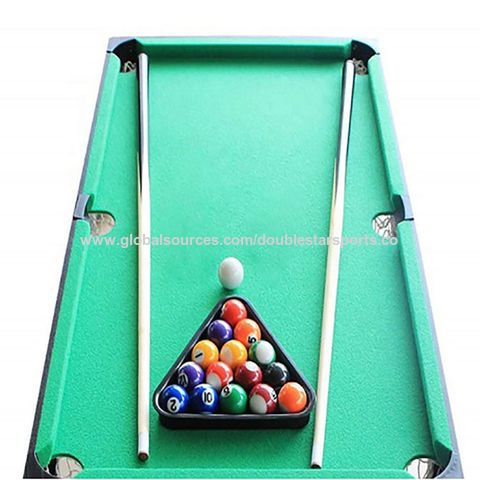 Mini Pool Table Top Games: 36-Inch Tabletop Billiards Table Set with 16  Pool Balls, 2 Cues, 1 Triangle Rack, 2 Chalks & 1 Table Brush, Portable  Pool