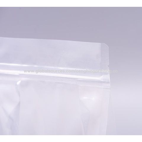 Sac en plastique laminé de qualité alimentaire, boîte à fermeture éclair  transparente pour les grains de café, le thé et les aliments pour animaux -  Chine Sac alimentaire, sac à fond plat