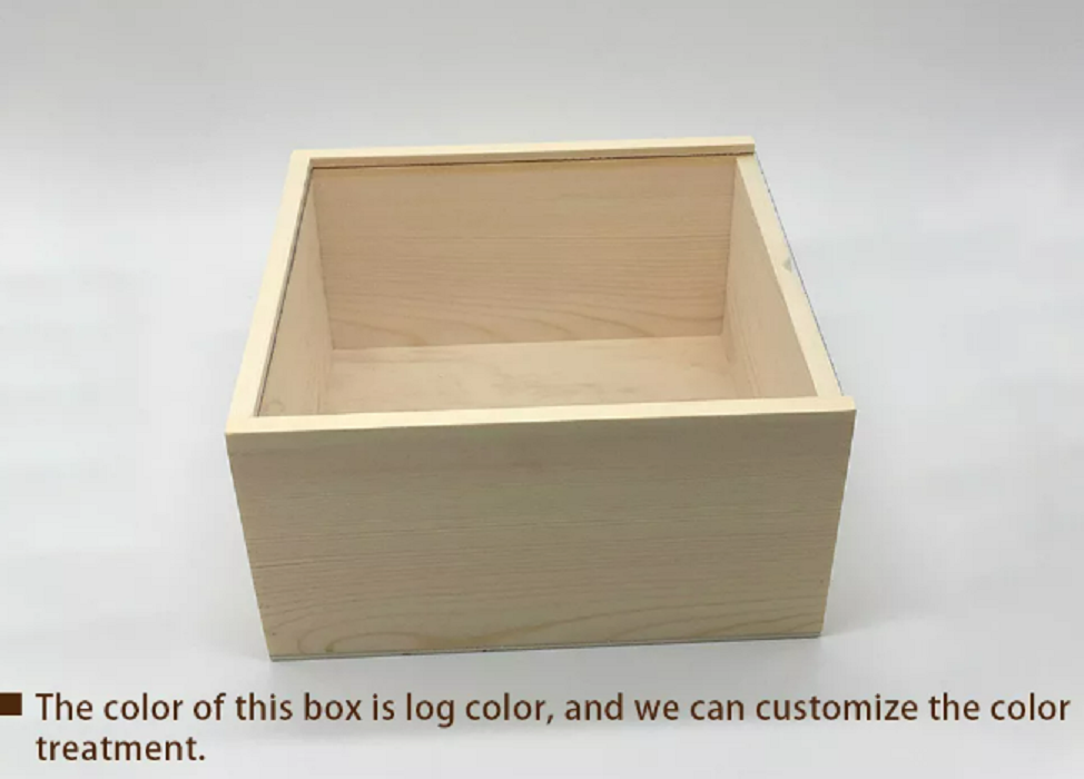 Wooden Gift Box with Acrylic Transparent Cover Natural Party Present -  China Gift Box and Wooden Box price