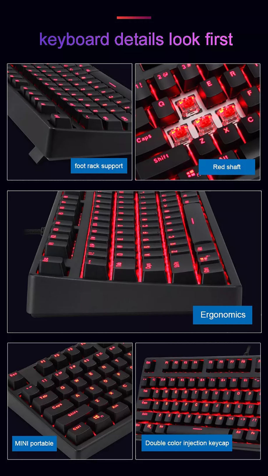 Achetez en gros Plug And Play Tkl Clavier De Jeu Filaire Chine et