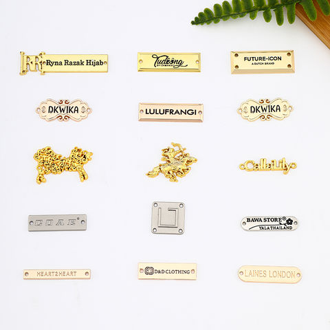 Hot Selling Purse Hardware Metal Plate Logo for Wallet, Clothing Bags  Accessories Custom Sew Metal Letter Logo Label for Clothes - China Metal  Logo for Clothes and Metal Letter Logo Label price