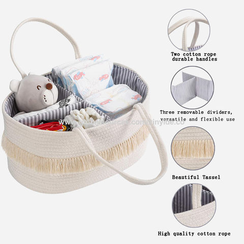 Organisateur de caddie à couches pour bébé, sac support Portable