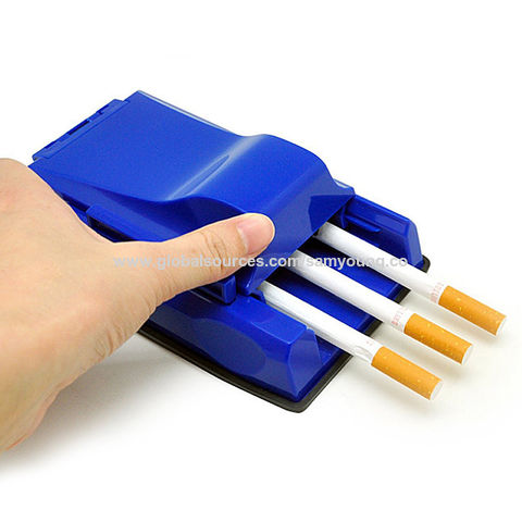 Máquina de laminación de cigarrillos Inyector automático eléctrico  Fabricante de rodillos de tabaco (azul y negro)