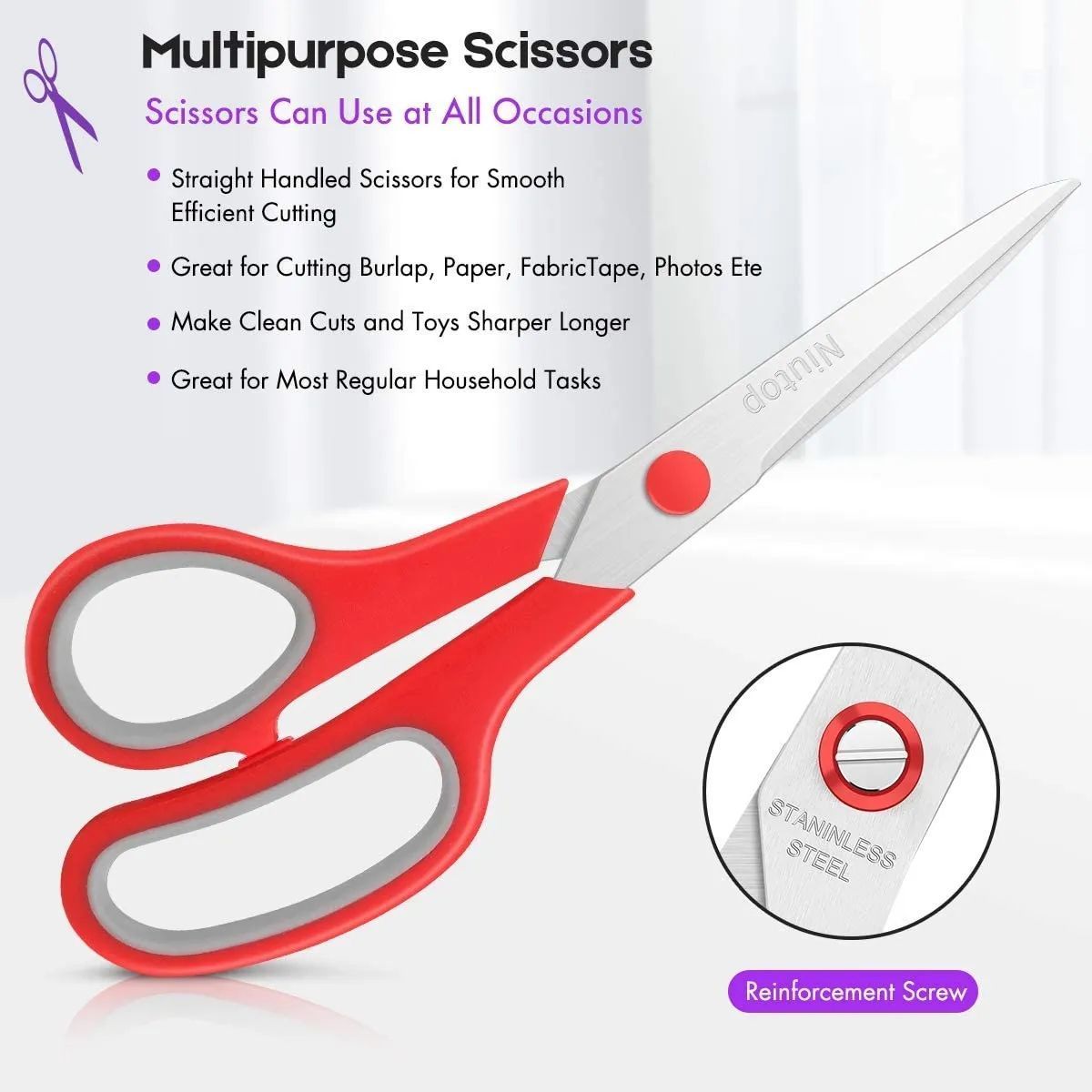 Buy Wholesale China Factory Cheap Utility Scissors Student Scissors