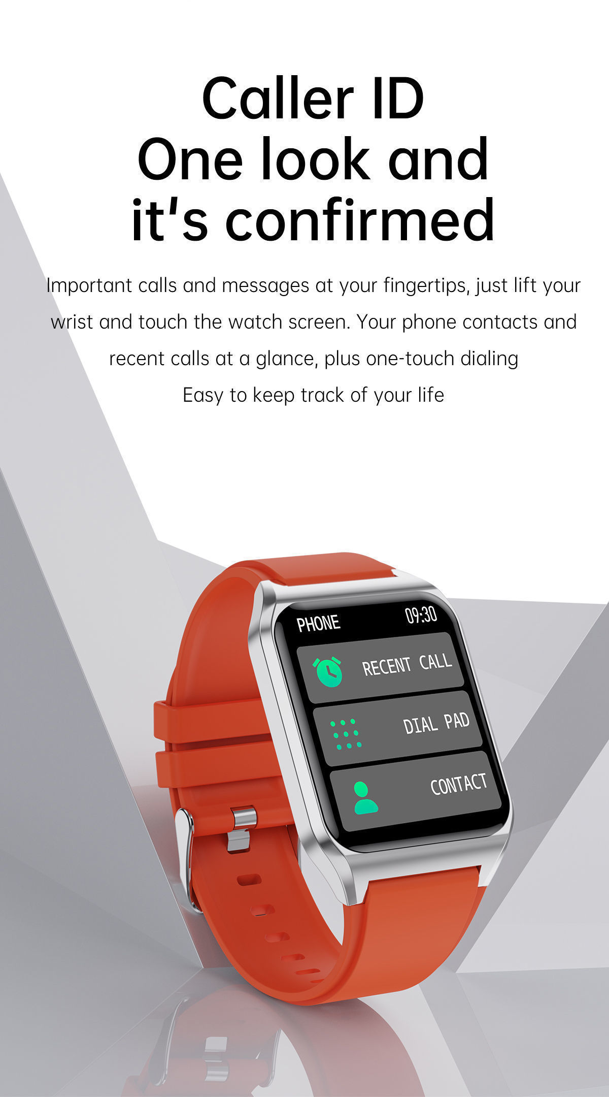 Caller id smart online watch