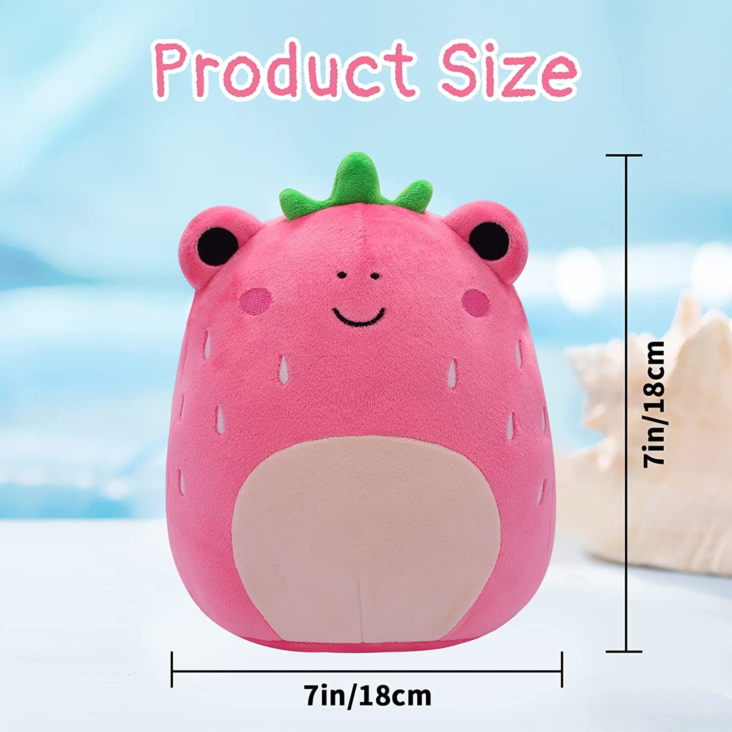 Pink Frog Stuffed Animals Pillow, Strawberry Frog Plush Toy, Frog Pillow  Plush For All Ages, Gift For Christmas Birthday Children $2 - Wholesale  China Plush Toy at factory prices from Nanjing Easy