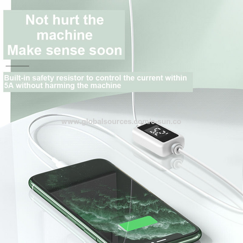 Nuevo diseño de cable de carga con pantalla para todo tipo de teléfonos móviles, cable adaptador micro USB