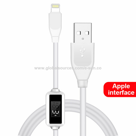 Nuevo diseño de cable de carga con pantalla para todo tipo de teléfonos móviles, cable adaptador micro USB