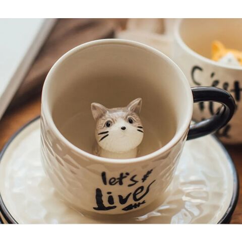 380Ml Hellokittys Print Ceramic Tea Set Teapot Teacup Milk Coffee