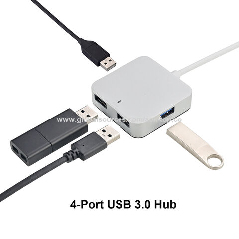 Achetez en gros Mini Taille Usb 3.0 Hub 4 Port 5gbps Haute Vitesse  Transfert De Données Usb Hub Chargeur Pour Macbook Chine et Hub Usb à 4 USD