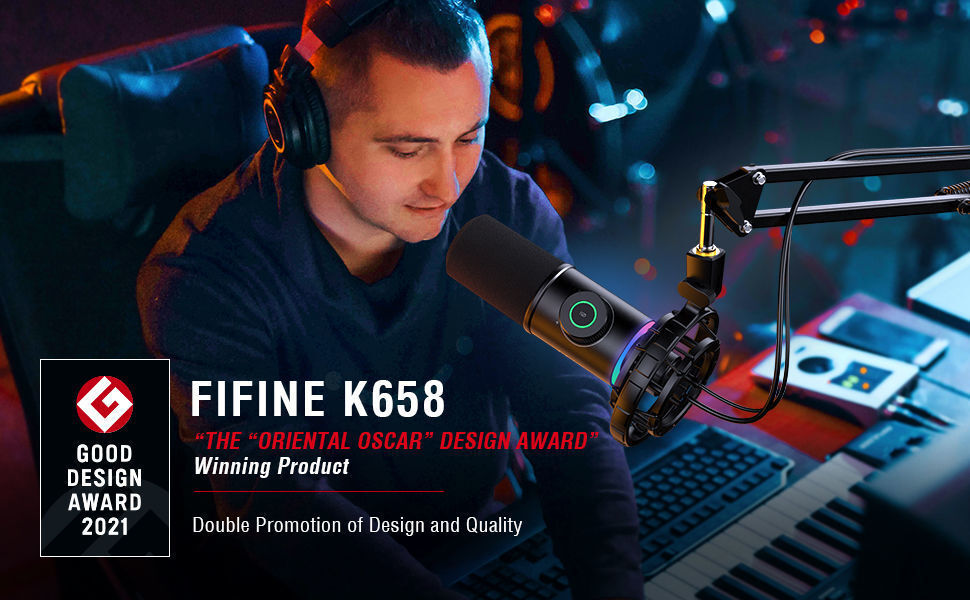 Buy Wholesale China Fifine Ampligame K658 Podcasting Live Stream