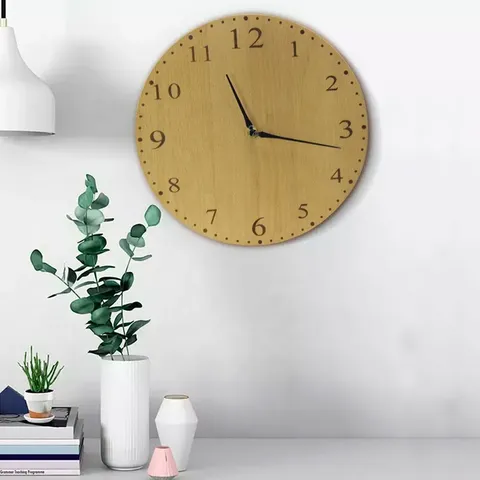 Retro Wooden Alarm Clock – HF Decor