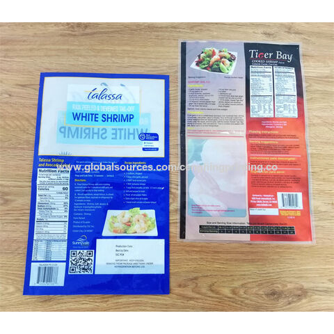 Buy Wholesale China Frozen Shrimp Packaging Bag Of Frozen Food