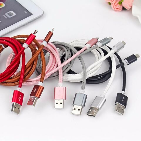 Cabos Lightning para USB A com certificação MFi da Apple, revestidos em nylon trançado e disponíveis em diferentes comprimentos - Cabos de carregamento para iPhone e iPad no atacado