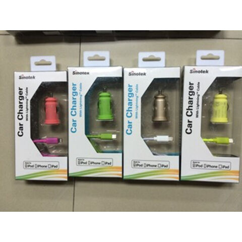 Cargador de coche, puerto dual, fabricado con material ABS - Ideal para mayoristas y distribuidores